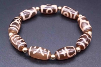 Old Dzi Bead Bracelet