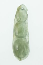 Old Icy Green Jadeite Pea Pendant