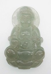 Carved Jade Bodhisattva Pendant