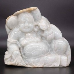 Old Chinese Carved Jade Buddha Sculpture