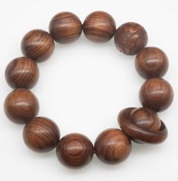 Hainan Huanghuali Bead Bracelet