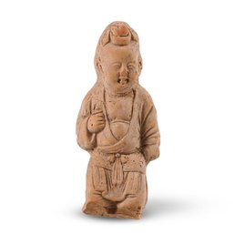 A CHINESE POTTERY BOY, NORTHERN SONG DYNASTY (960-1279)