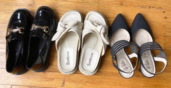 Women 3 Pairs Of Shoes Size 6