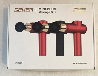 Geker Mini Plus Massage Gun Black