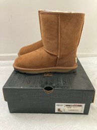 Australia Sheepskin Classic Short Boots Chestnut Size 6 New In Box