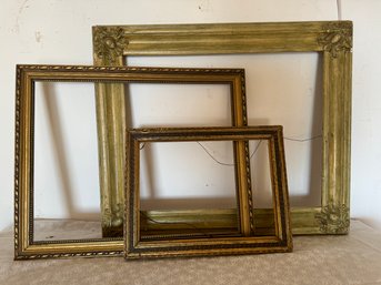 Vintage Antique Painting Frames 3 Pieces