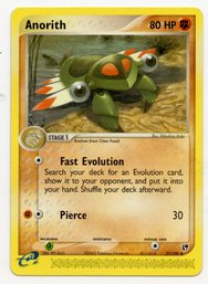 Anorith EX Sandstorm Vintage Pokemon Card NM