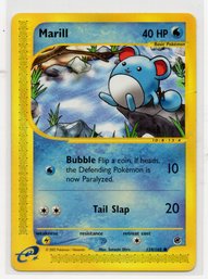 Marill Expedition Vintage Pokemon Card NM