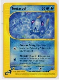 Tentacool Aquapolis Vintage Pokemon Card NM