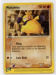 Makuhita EX Ruby And Sapphire Vintage Pokemon Card LP