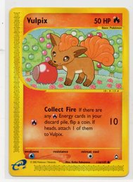 Vulpix Aquapolis Vintage Pokemon Card NM