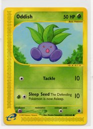 Oddish Expedition Vintage Pokemon Card NM