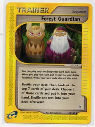 Forest Guardian Aquapolis Vintage Trainer Pokemon Card NM