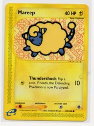 Mareep Expedition Vintage Pokemon Card NM