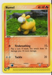 Numel EX Dragon Vintage Pokemon Card NM