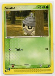 Seedot EX Sandstorm Vintage Pokemon Card NM