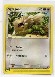 Zigzagoon EX Sandstorm Vintage Pokemon Card NM