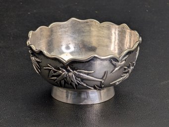 Antique Chinese Export Silver Wine Cup