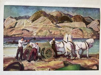 George Bellows (1882-1925) Art Print Edition, The Sand Cart