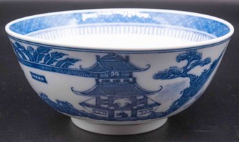 Vintage Tiffany & Co Blue And White Porcelain Bowl