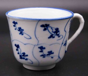 Old Chinese Blue And White Porcelain Cup