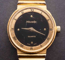 Vintage Nivada Swiss Made Ladies Stainless Steel Quartz Watch