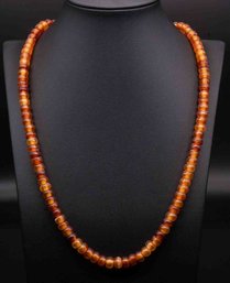 Old Amber Bead Necklace
