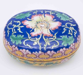 Old Chinese Cloisonne Jewelry Box