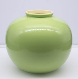 Old Chinese Pea Green Porcelain Urn