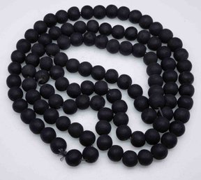 Vintage Chinese Black Wood Buddhist 108 Prayer Beads