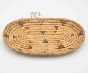 1930s Eskimo Inuit Kenosha Braided Tray