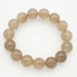 Bead Rutilated Quartz Bracelet