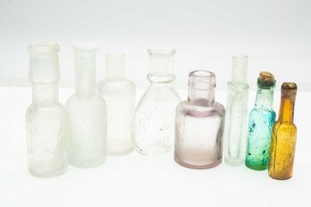 Antique Small Glass Bottles