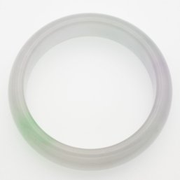 White And Green Jade Bangle