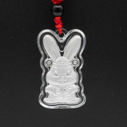 Year Of The Rabbit 999 Silver Pendant