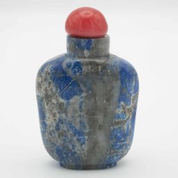 Old Chinese Lapis Snuff Bottle