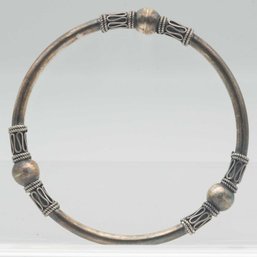 Antique Chinese Sterling Silver Bangle