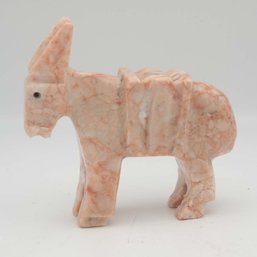 Vintage Marble Donkey Figure