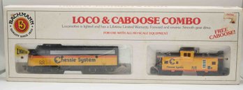 Bachmann HO Scale Chessie System Loco & Caboose Combo