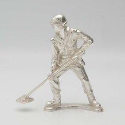 Elemetal 1.25ozt Silver Soldier Mine Sweeper