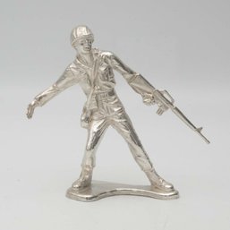 Elemetal 1.24ozt Silver Soldier Follow Me