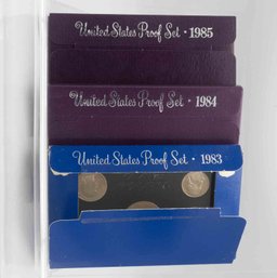 1983/1984/1985 United States Proof Set