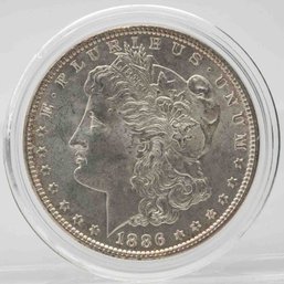 1886 American Morgan Silver Dollar