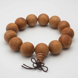 Chinese Thuja Wood Buddha Bead Bracelet