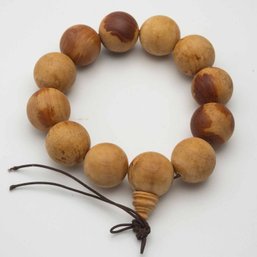 Chinese Thuja Wood Buddha Bead Bracelet