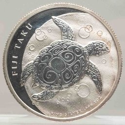 2013 Fiji Taku Tortoise 1oz Silver Coin