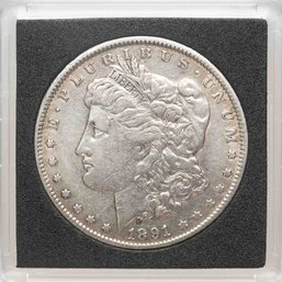 1891 American Morgan Silver Dollar