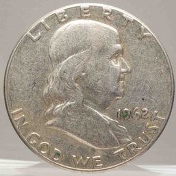 1962 Franklin Silver Half Dollar