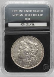 1881 American Morgan Silver Dollar