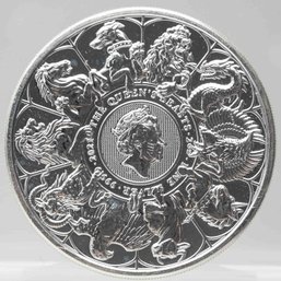 2021 Queen's Beast Completer 2oz Silver Coin